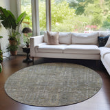 Machine Washable Indoor/ Outdoor Chantille Traditional Distressed Rug