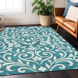 Machine Washable Indoor/ Outdoor Chantille Traditional Elegant Rug