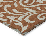 Machine Washable Indoor/ Outdoor Chantille Traditional Elegant Rug