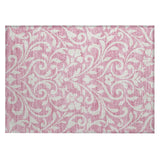 Machine Washable Indoor/ Outdoor Chantille Traditional Elegant Rug