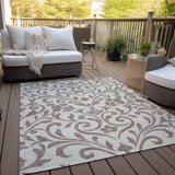 Machine Washable Indoor/ Outdoor Chantille Traditional Elegant Rug