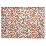 Machine Washable Indoor/ Outdoor Chantille Traditional Elegant Rug