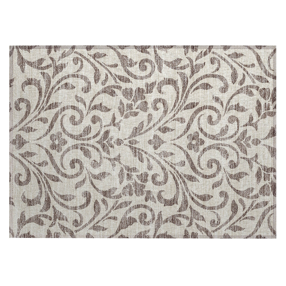 Machine Washable Indoor/ Outdoor Chantille Traditional Elegant Rug