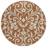 Machine Washable Indoor/ Outdoor Chantille Traditional Elegant Rug