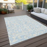 Machine Washable Indoor/ Outdoor Chantille Traditional Elegant Rug