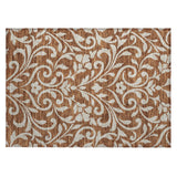 Machine Washable Indoor/ Outdoor Chantille Traditional Elegant Rug