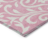 Machine Washable Indoor/ Outdoor Chantille Traditional Elegant Rug