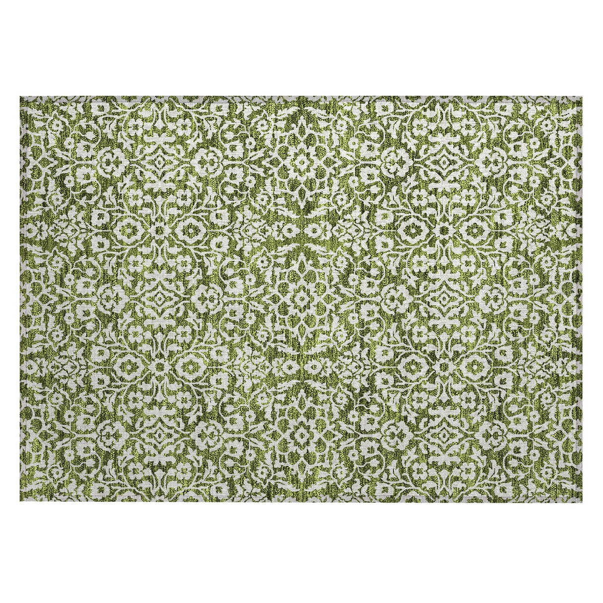 Machine Washable Indoor/ Outdoor Chantille Traditional Farmhouse Rug