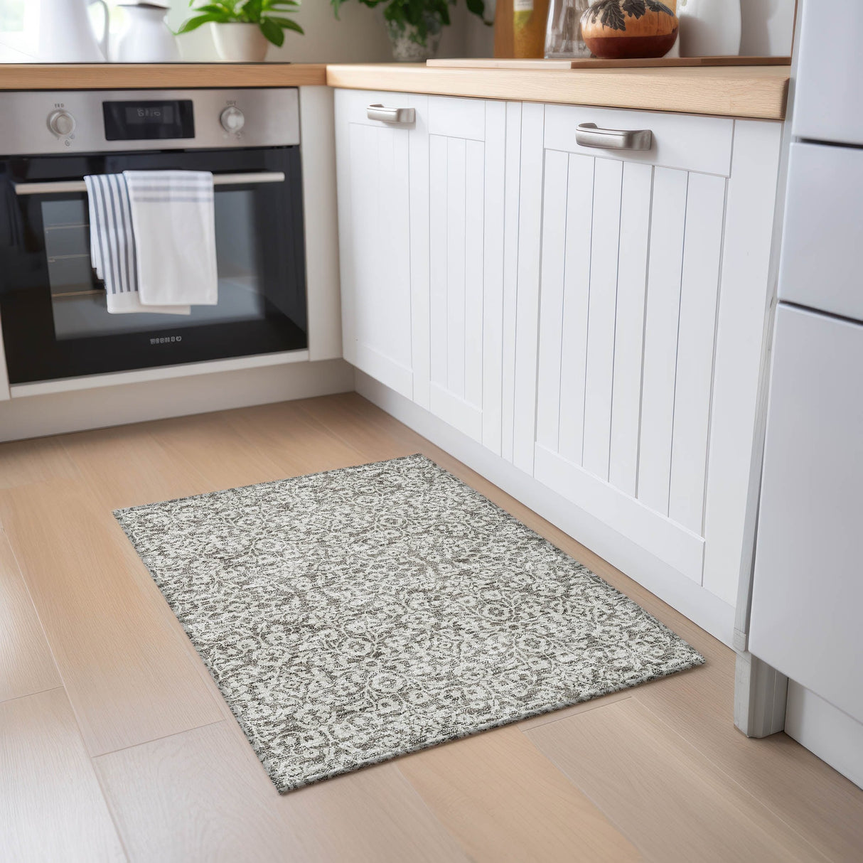 Machine Washable Indoor/ Outdoor Chantille Traditional Farmhouse Rug