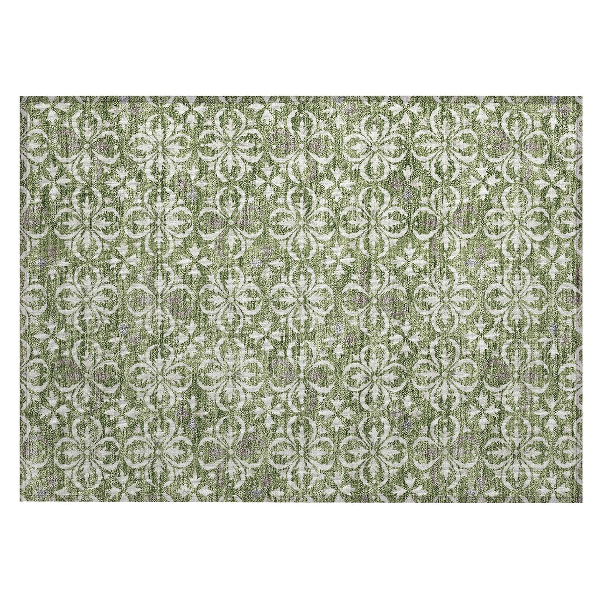 Machine Washable Indoor/ Outdoor Chantille Traditional Medallion Rug