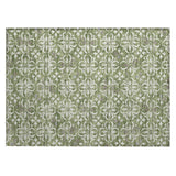Machine Washable Indoor/ Outdoor Chantille Traditional Medallion Rug