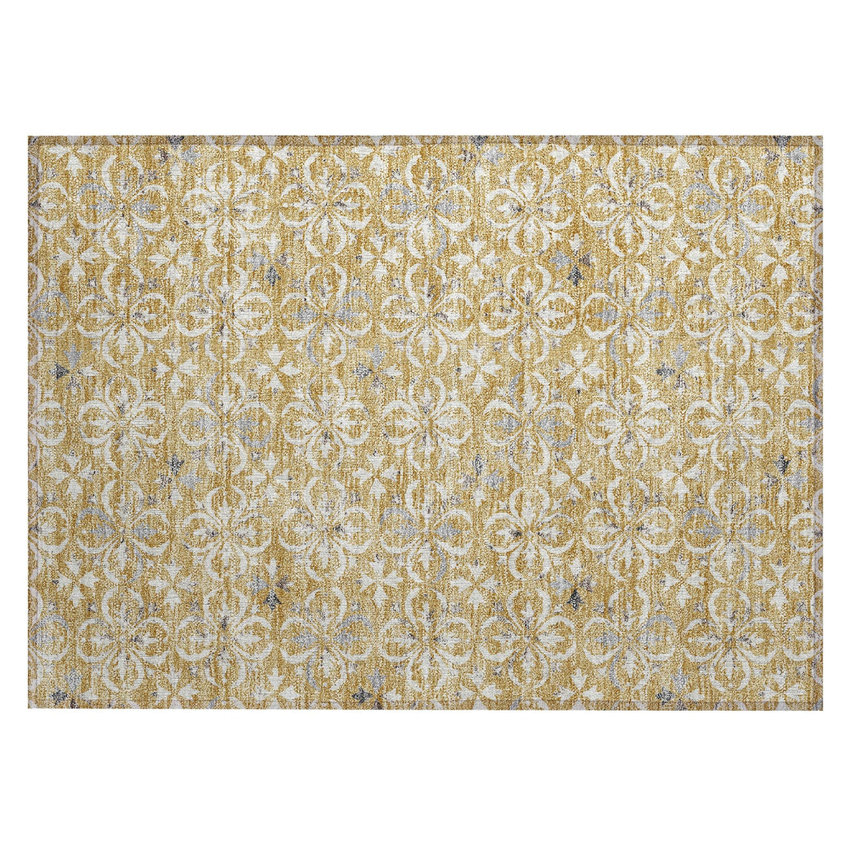 Machine Washable Indoor/ Outdoor Chantille Traditional Medallion Rug