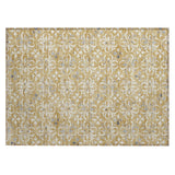 Machine Washable Indoor/ Outdoor Chantille Traditional Medallion Rug