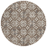 Machine Washable Indoor/ Outdoor Chantille Traditional Medallion Rug