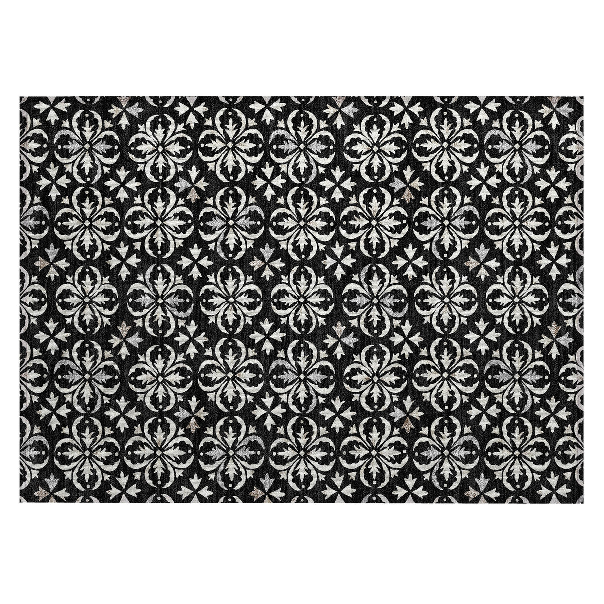 Machine Washable Indoor/ Outdoor Chantille Traditional Medallion Rug