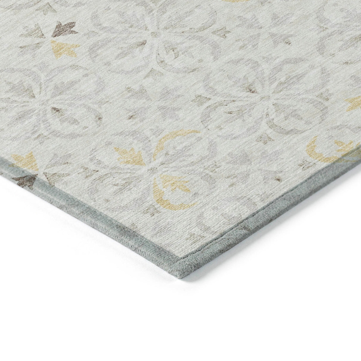 Machine Washable Indoor/ Outdoor Chantille Traditional Medallion Rug