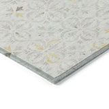 Machine Washable Indoor/ Outdoor Chantille Traditional Medallion Rug