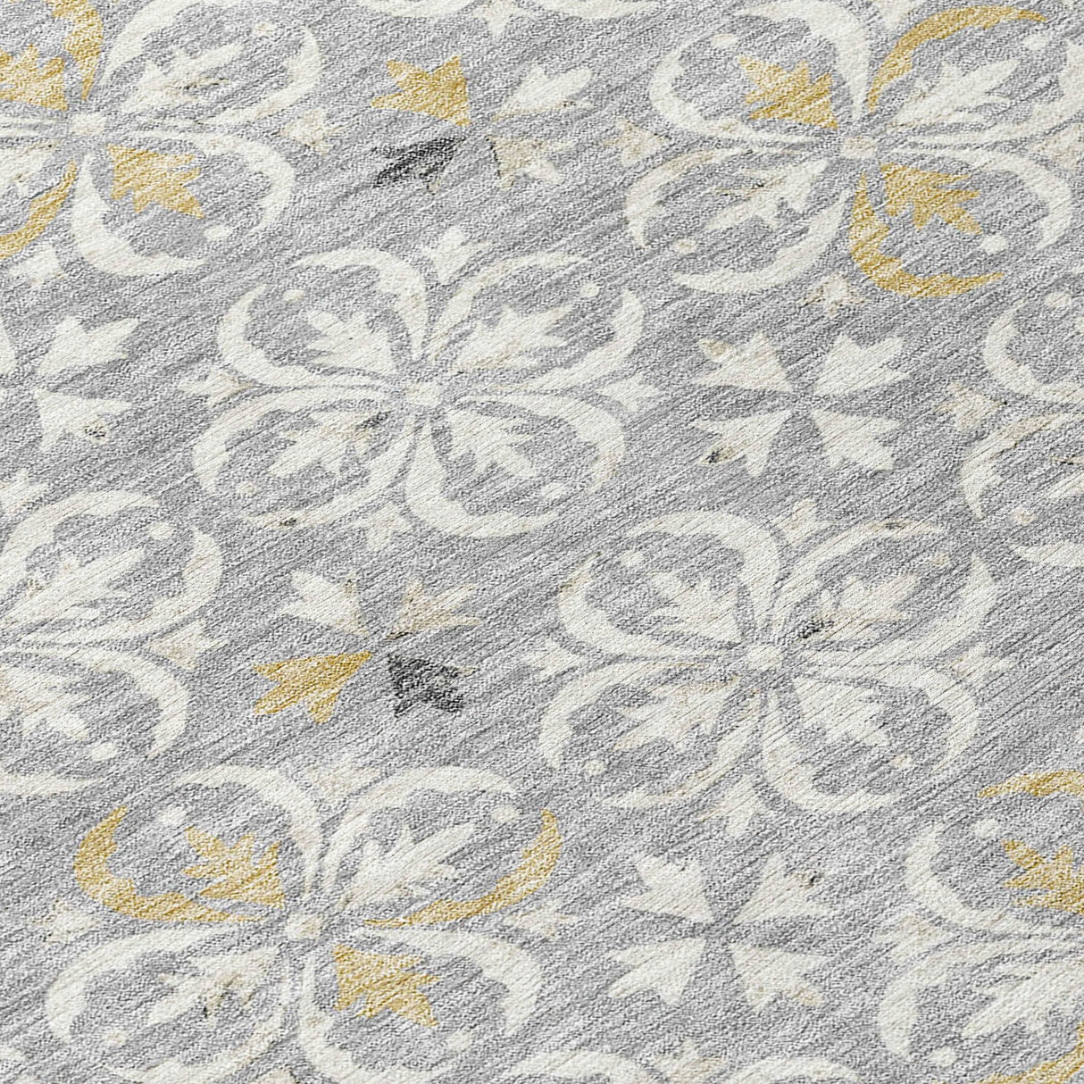 Machine Washable Indoor/ Outdoor Chantille Traditional Medallion Rug