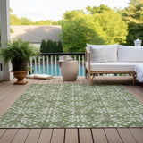 Machine Washable Indoor/ Outdoor Chantille Traditional Medallion Rug