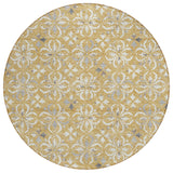 Machine Washable Indoor/ Outdoor Chantille Traditional Medallion Rug