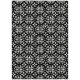 Machine Washable Indoor/ Outdoor Chantille Traditional Medallion Rug