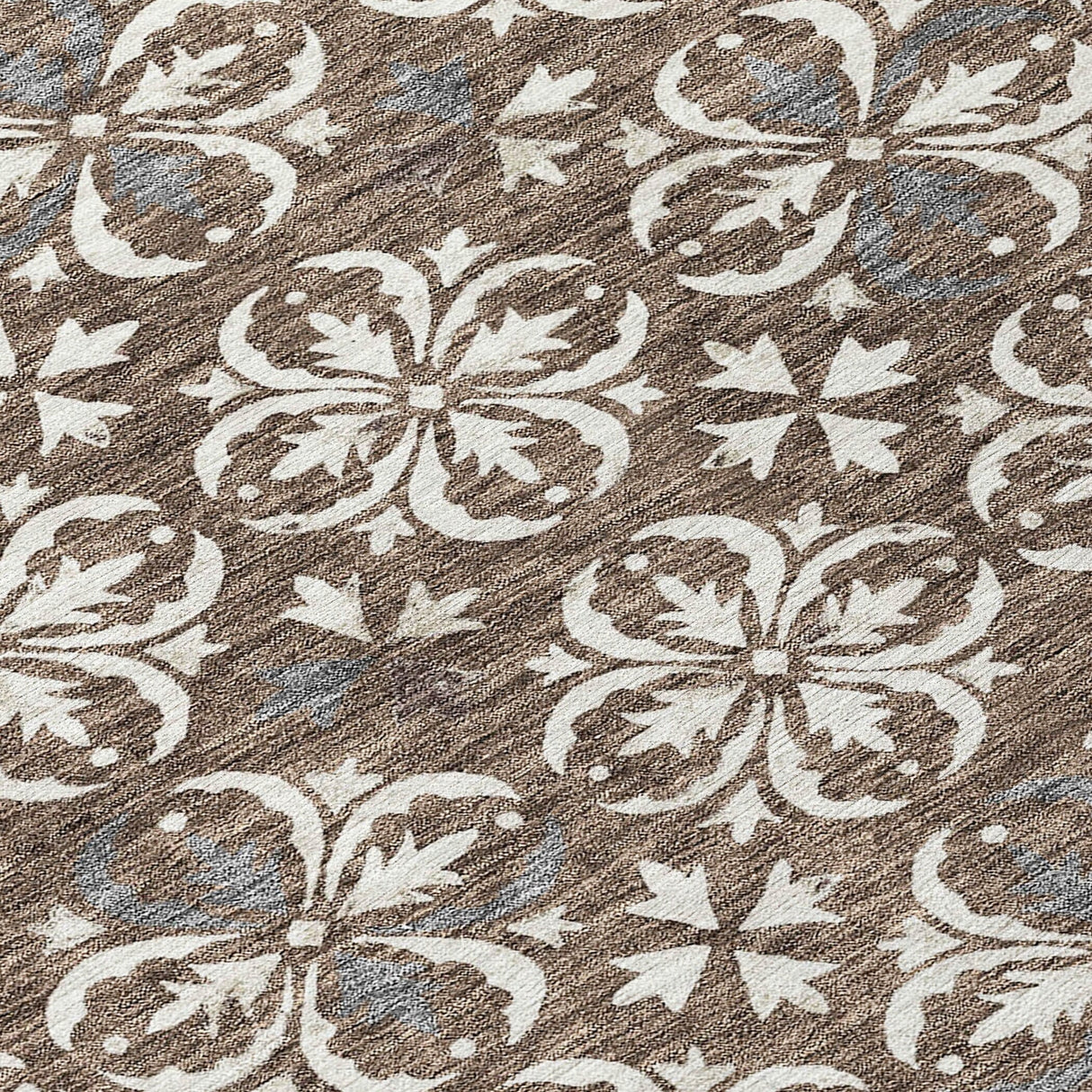 Machine Washable Indoor/ Outdoor Chantille Traditional Medallion Rug