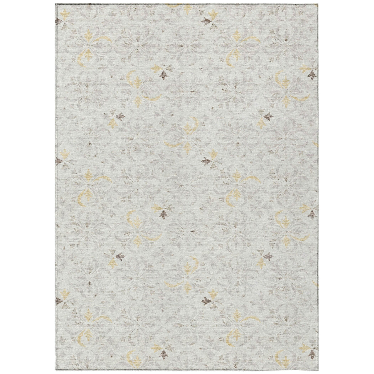 Machine Washable Indoor/ Outdoor Chantille Traditional Medallion Rug