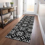 Machine Washable Indoor/ Outdoor Chantille Traditional Medallion Rug