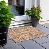 Machine Washable Indoor/ Outdoor Chantille Traditional Medallion Rug