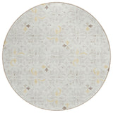 Machine Washable Indoor/ Outdoor Chantille Traditional Medallion Rug