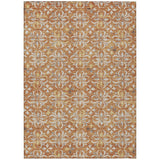Machine Washable Indoor/ Outdoor Chantille Traditional Medallion Rug