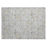 Machine Washable Indoor/ Outdoor Chantille Traditional Medallion Rug