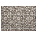 Machine Washable Indoor/ Outdoor Chantille Traditional Medallion Rug