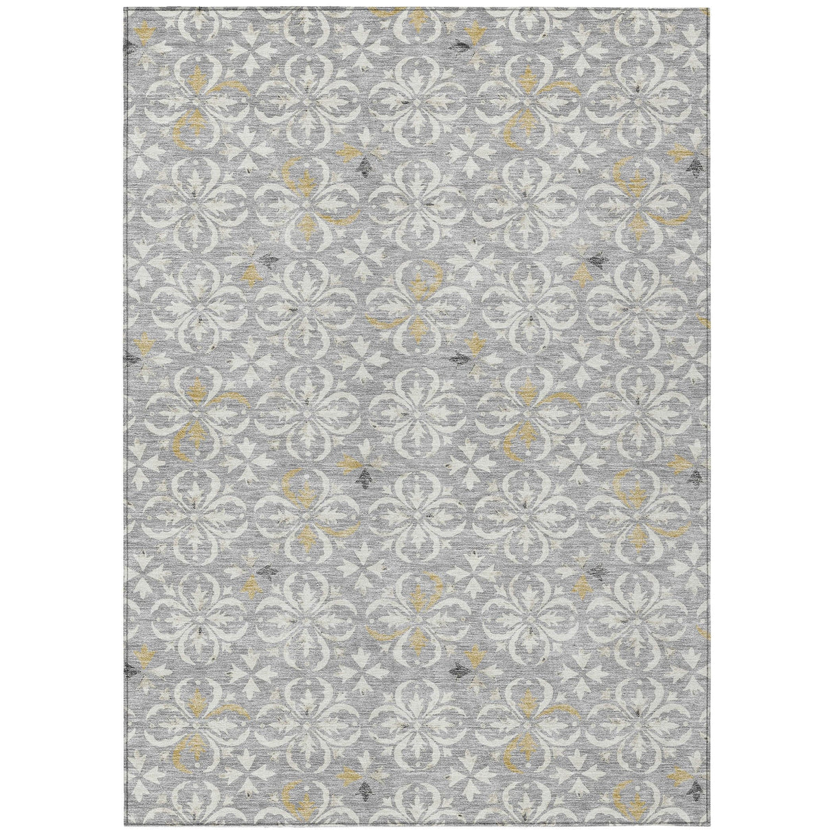 Machine Washable Indoor/ Outdoor Chantille Traditional Medallion Rug