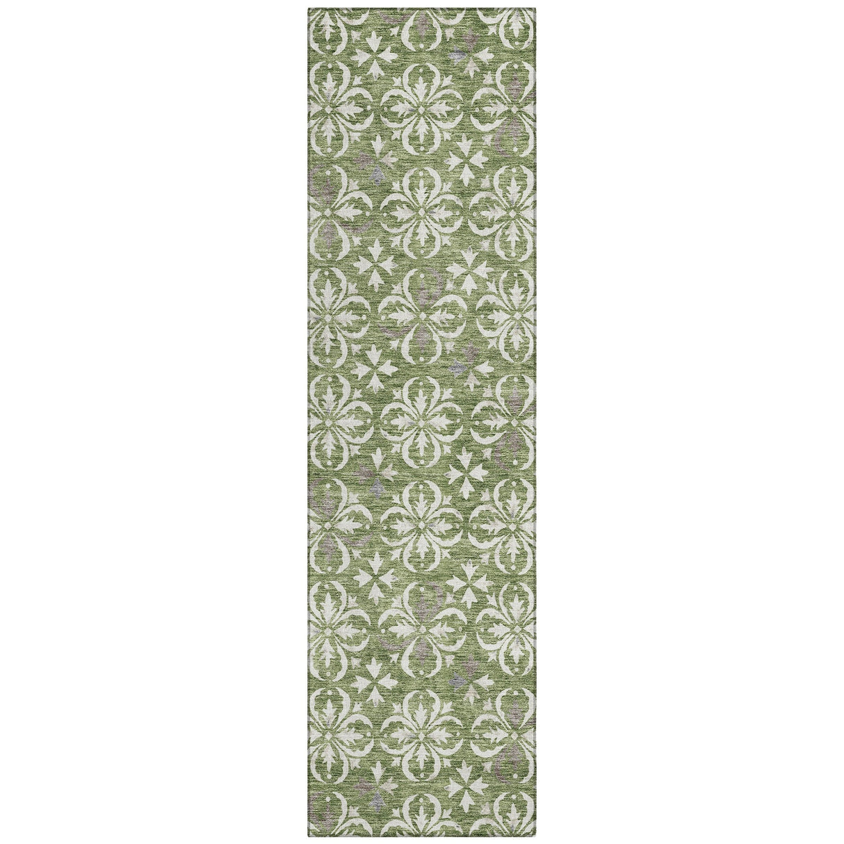 Machine Washable Indoor/ Outdoor Chantille Traditional Medallion Rug