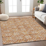 Machine Washable Indoor/ Outdoor Chantille Traditional Medallion Rug