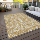 Machine Washable Indoor/ Outdoor Chantille Traditional Medallion Rug