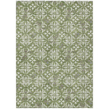 Machine Washable Indoor/ Outdoor Chantille Traditional Medallion Rug