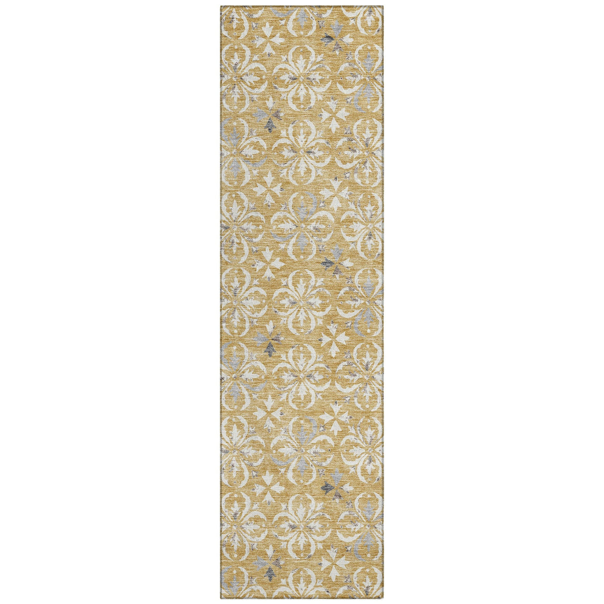 Machine Washable Indoor/ Outdoor Chantille Traditional Medallion Rug