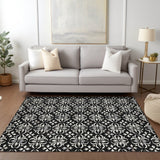 Machine Washable Indoor/ Outdoor Chantille Traditional Medallion Rug