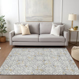 Machine Washable Indoor/ Outdoor Chantille Traditional Medallion Rug