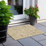 Machine Washable Indoor/ Outdoor Chantille Traditional Medallion Rug