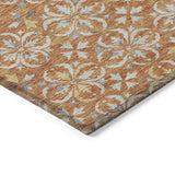 Machine Washable Indoor/ Outdoor Chantille Traditional Medallion Rug