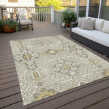 Machine Washable Indoor/ Outdoor Chantille Traditional Rug