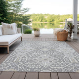 Machine Washable Indoor/ Outdoor Chantille Traditional Rug