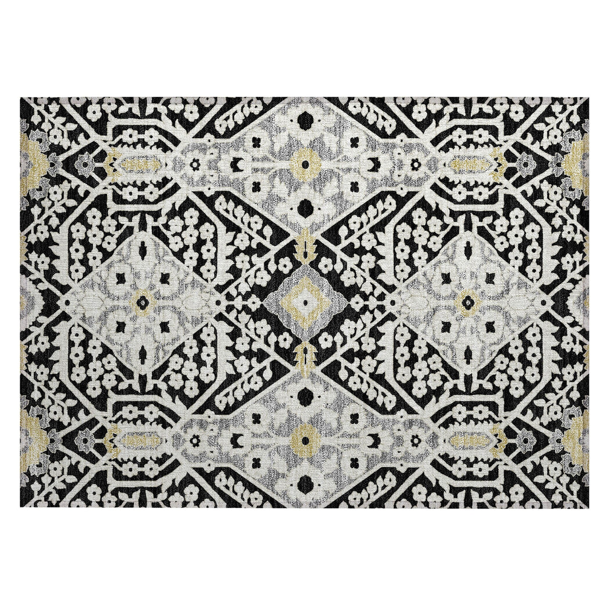Machine Washable Indoor/ Outdoor Chantille Traditional Rug