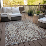 Machine Washable Indoor/ Outdoor Chantille Traditional Rug