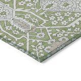 Machine Washable Indoor/ Outdoor Chantille Traditional Rug
