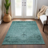 Machine Washable Indoor/ Outdoor Chantille Traditional Vintage Rug