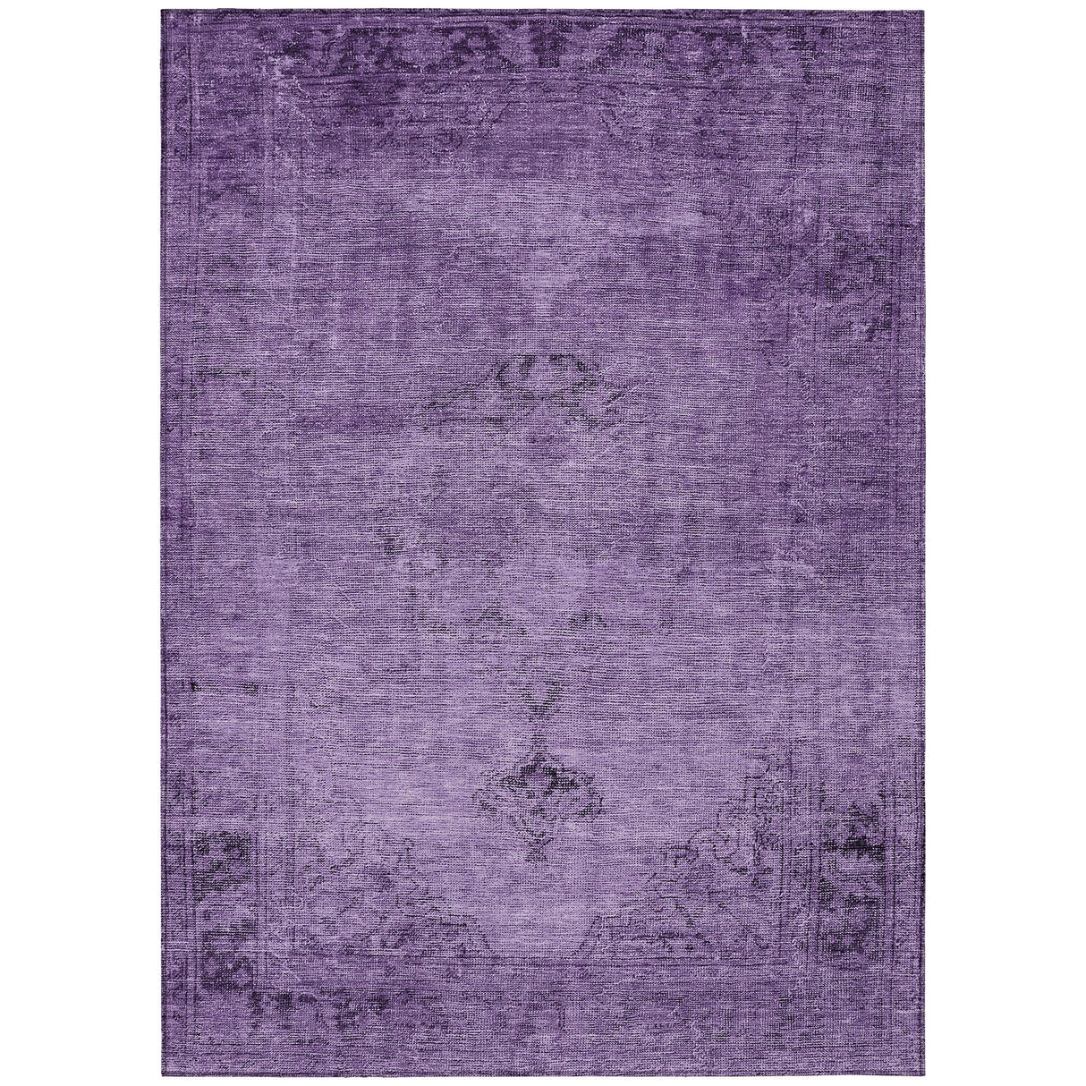Machine Washable Indoor/ Outdoor Chantille Traditional Vintage Rug